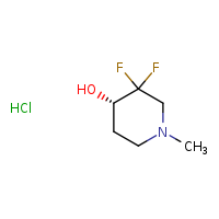 (4S)-3,3-difluoro-1-methylpiperidin-4-ol hydrochloride