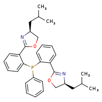 (4S)-4-(2-methylpropyl)-2-[2-({2-[(4S)-4-(2-methylpropyl)-4,5-dihydro-1,3-oxazol-2-yl]phenyl}(phenyl)phosphanyl)phenyl]-4,5-dihydro-1,3-oxazole