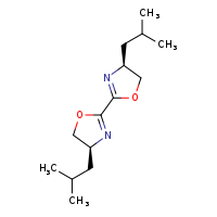 (4S)-4-(2-methylpropyl)-2-[(4S)-4-(2-methylpropyl)-4,5-dihydro-1,3-oxazol-2-yl]-4,5-dihydro-1,3-oxazole