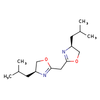 (4S)-4-(2-methylpropyl)-2-{[(4S)-4-(2-methylpropyl)-4,5-dihydro-1,3-oxazol-2-yl]methyl}-4,5-dihydro-1,3-oxazole