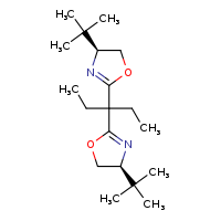 (4S)-4-tert-butyl-2-{3-[(4S)-4-tert-butyl-4,5-dihydro-1,3-oxazol-2-yl]pentan-3-yl}-4,5-dihydro-1,3-oxazole