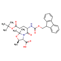 (4S,5R)-3-[(2S)-5-(tert-butoxy)-2-{[(9H-fluoren-9-ylmethoxy)carbonyl]amino}-5-oxopentanoyl]-2,2,5-trimethyl-1,3-oxazolidine-4-carboxylic acid