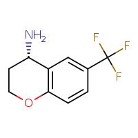 (4S)-6-(trifluoromethyl)-3,4-dihydro-2H-1-benzopyran-4-amine