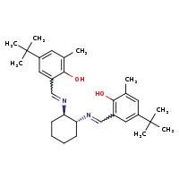 4-tert-butyl-2-[(E)-{[(1R,2R)-2-[(E)-[(5-tert-butyl-2-hydroxy-3-methylphenyl)methylidene]amino]cyclohexyl]imino}methyl]-6-methylphenol