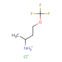 4-(trifluoromethoxy)butan-2-aminium chloride