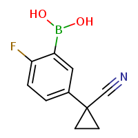 5-(1-cyanocyclopropyl)-2-fluorophenylboronic acid
