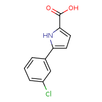 5-(3-chlorophenyl)-1H-pyrrole-2-carboxylic acid