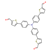 5-(4-{bis[4-(5-formylthiophen-2-yl)phenyl]amino}phenyl)thiophene-2-carbaldehyde
