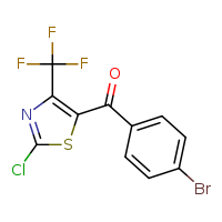 5-(4-bromobenzoyl)-2-chloro-4-(trifluoromethyl)-1,3-thiazole