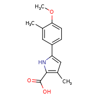 5-(4-methoxy-3-methylphenyl)-3-methyl-1H-pyrrole-2-carboxylic acid