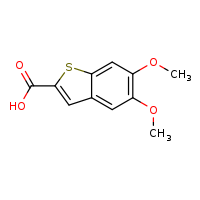 5,6-dimethoxy-1-benzothiophene-2-carboxylic acid