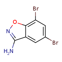 5,7-dibromo-1,2-benzoxazol-3-amine