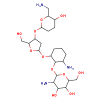 5-amino-6-({2-amino-6-[(4-{[6-(aminomethyl)-5-hydroxyoxan-2-yl]oxy}-5-(hydroxymethyl)oxolan-2-yl)oxy]cyclohexyl}oxy)-2-(hydroxymethyl)oxane-3,4-diol