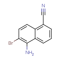 5-amino-6-bromonaphthalene-1-carbonitrile