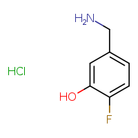 5-(aminomethyl)-2-fluorophenol hydrochloride
