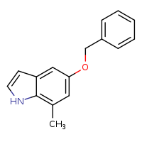 5-(benzyloxy)-7-methyl-1H-indole