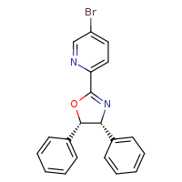 5-bromo-2-[(4R,5S)-4,5-diphenyl-4,5-dihydro-1,3-oxazol-2-yl]pyridine