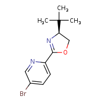 5-bromo-2-[(4S)-4-tert-butyl-4,5-dihydro-1,3-oxazol-2-yl]pyridine