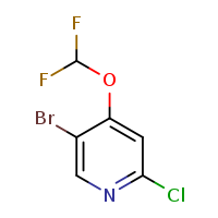 5-bromo-2-chloro-4-(difluoromethoxy)pyridine