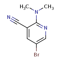 5-bromo-2-(dimethylamino)pyridine-3-carbonitrile