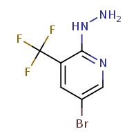 5-bromo-2-hydrazinyl-3-(trifluoromethyl)pyridine