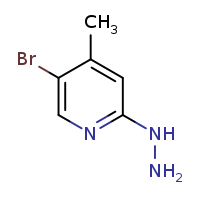 5-bromo-2-hydrazinyl-4-methylpyridine