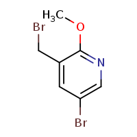 5-bromo-3-(bromomethyl)-2-methoxypyridine