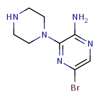 5-bromo-3-(piperazin-1-yl)pyrazin-2-amine