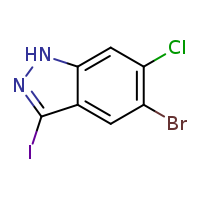 5-bromo-6-chloro-3-iodo-1H-indazole