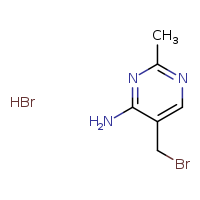 5-(bromomethyl)-2-methylpyrimidin-4-amine hydrobromide