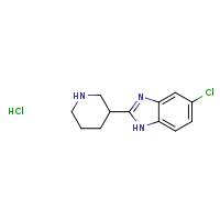 5-chloro-2-(piperidin-3-yl)-1H-1,3-benzodiazole hydrochloride