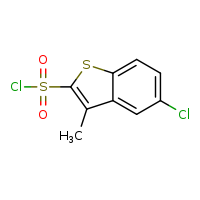 5-chloro-3-methyl-1-benzothiophene-2-sulfonyl chloride