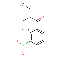 5-(diethylcarbamoyl)-2-fluorophenylboronic acid