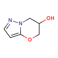 5H,6H,7H-pyrazolo[3,2-b][1,3]oxazin-6-ol