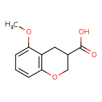 5-methoxy-3,4-dihydro-2H-1-benzopyran-3-carboxylic acid