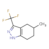 5-methyl-3-(trifluoromethyl)-4,5,6,7-tetrahydro-1H-indazole