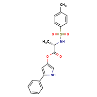 5-phenyl-1H-pyrrol-3-yl (2S)-2-(4-methylbenzenesulfonamido)propanoate