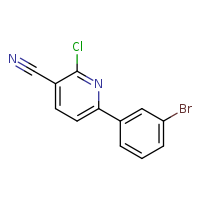 6-(3-bromophenyl)-2-chloropyridine-3-carbonitrile