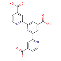 6-(4-carboxypyridin-2-yl)-[2,2'-bipyridine]-4,4'-dicarboxylic acid