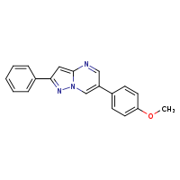 6-(4-methoxyphenyl)-2-phenylpyrazolo[1,5-a]pyrimidine