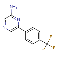 6-[4-(trifluoromethyl)phenyl]pyrazin-2-amine
