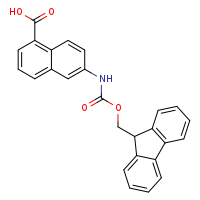 6-{[(9H-fluoren-9-ylmethoxy)carbonyl]amino}naphthalene-1-carboxylic acid