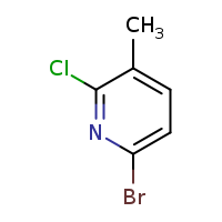 6-bromo-2-chloro-3-methylpyridine