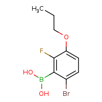 6-bromo-2-fluoro-3-propoxyphenylboronic acid