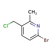 6-bromo-3-(chloromethyl)-2-methylpyridine