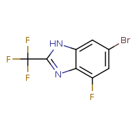 6-bromo-4-fluoro-2-(trifluoromethyl)-1H-1,3-benzodiazole