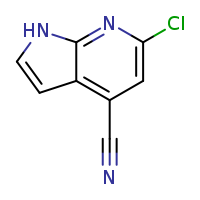 6-chloro-1H-pyrrolo[2,3-b]pyridine-4-carbonitrile