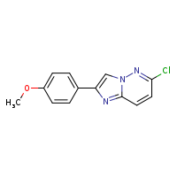 6-chloro-2-(4-methoxyphenyl)imidazo[1,2-b]pyridazine