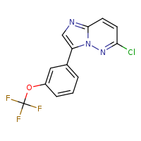 6-chloro-3-[3-(trifluoromethoxy)phenyl]imidazo[1,2-b]pyridazine