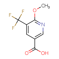 6-methoxy-5-(trifluoromethyl)pyridine-3-carboxylic acid